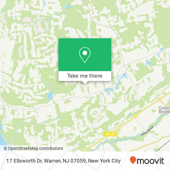 17 Ellsworth Dr, Warren, NJ 07059 map