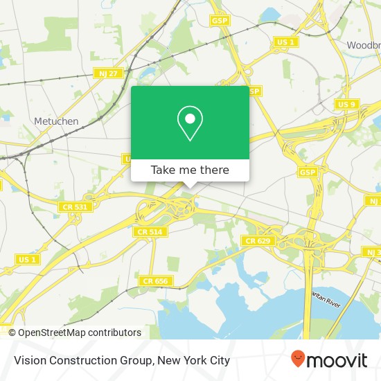 Vision Construction Group map