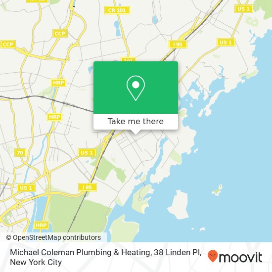 Michael Coleman Plumbing & Heating, 38 Linden Pl map
