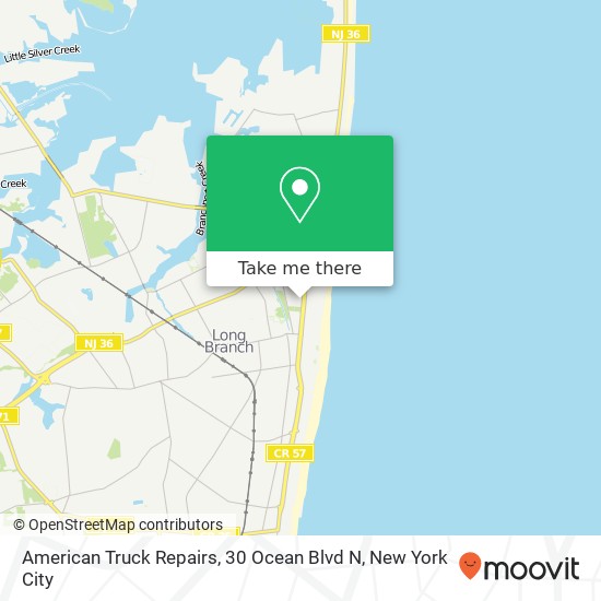 American Truck Repairs, 30 Ocean Blvd N map