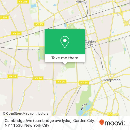 Cambridge Ave (cambridge ave lydia), Garden City, NY 11530 map