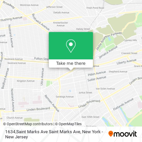 Mapa de 1634,Saint Marks Ave Saint Marks Ave