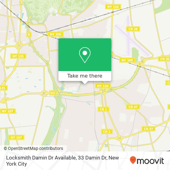 Mapa de Locksmith Damin Dr Available, 33 Damin Dr