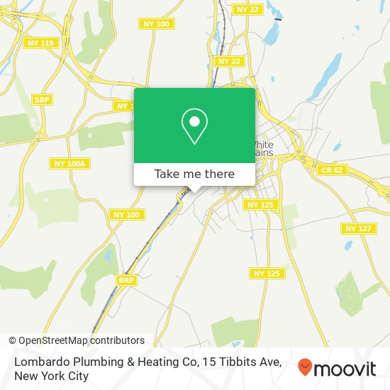 Mapa de Lombardo Plumbing & Heating Co, 15 Tibbits Ave