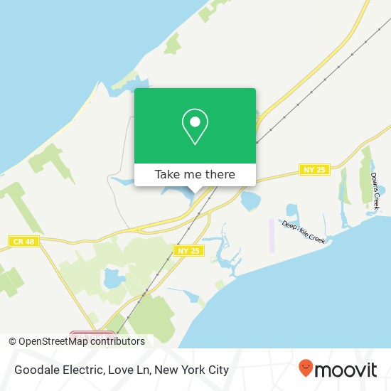 Goodale Electric, Love Ln map