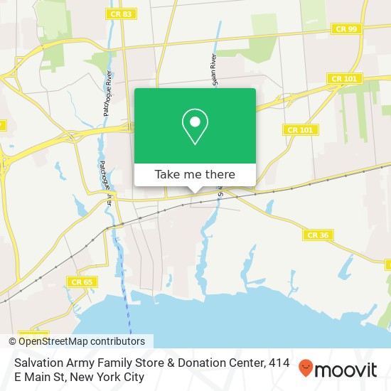 Salvation Army Family Store & Donation Center, 414 E Main St map