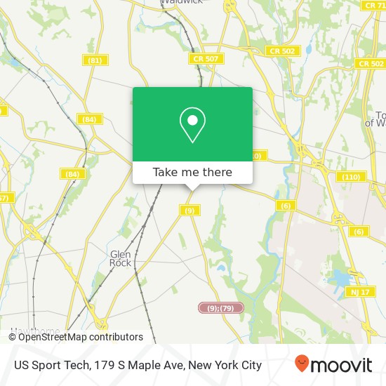 US Sport Tech, 179 S Maple Ave map