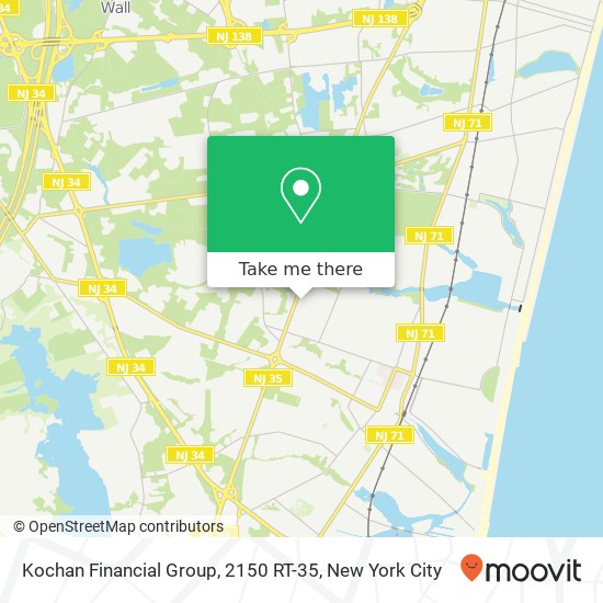 Kochan Financial Group, 2150 RT-35 map