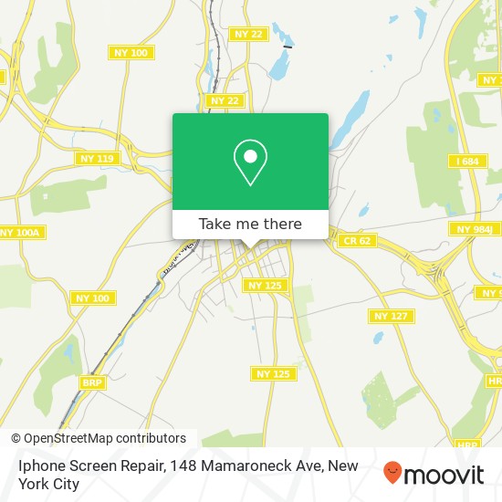 Mapa de Iphone Screen Repair, 148 Mamaroneck Ave