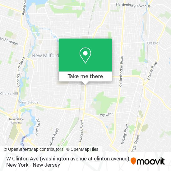 Mapa de W Clinton Ave (washington avenue at clinton avenue)