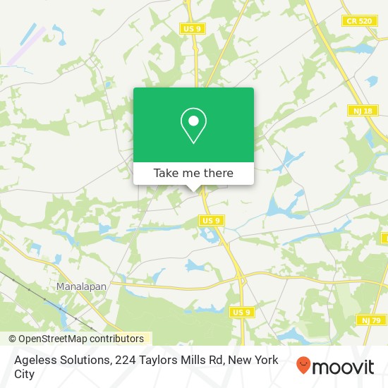 Ageless Solutions, 224 Taylors Mills Rd map