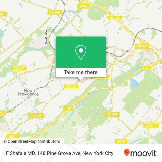 Mapa de F Shafaie MD, 148 Pine Grove Ave