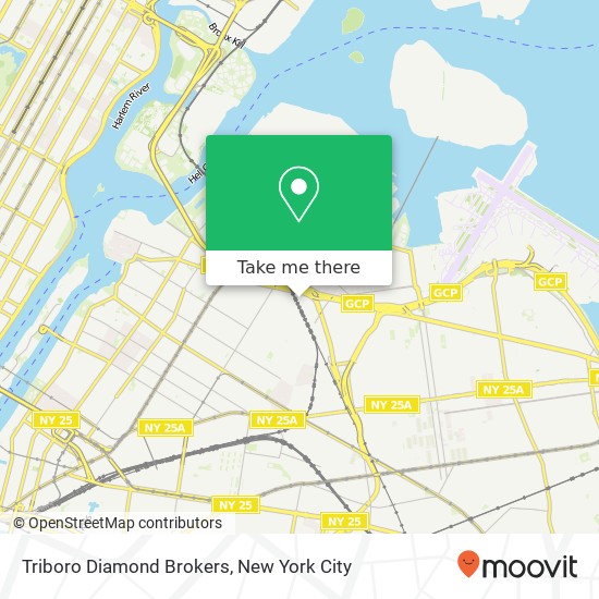 Triboro Diamond Brokers map