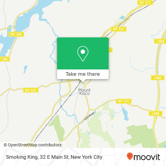 Mapa de Smoking King, 32 E Main St