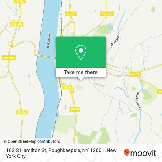 162 S Hamilton St, Poughkeepsie, NY 12601 map