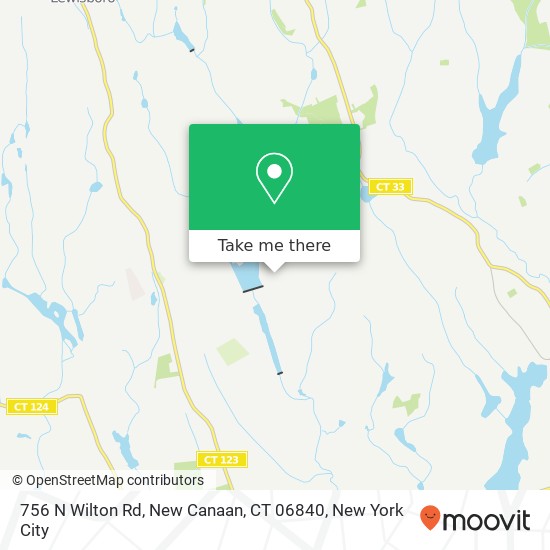 756 N Wilton Rd, New Canaan, CT 06840 map