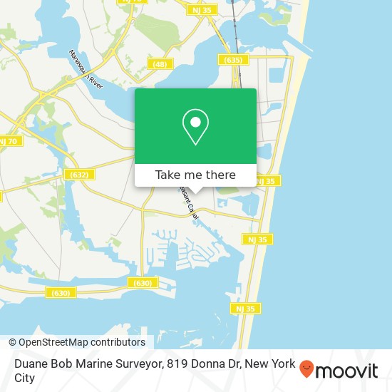 Duane Bob Marine Surveyor, 819 Donna Dr map