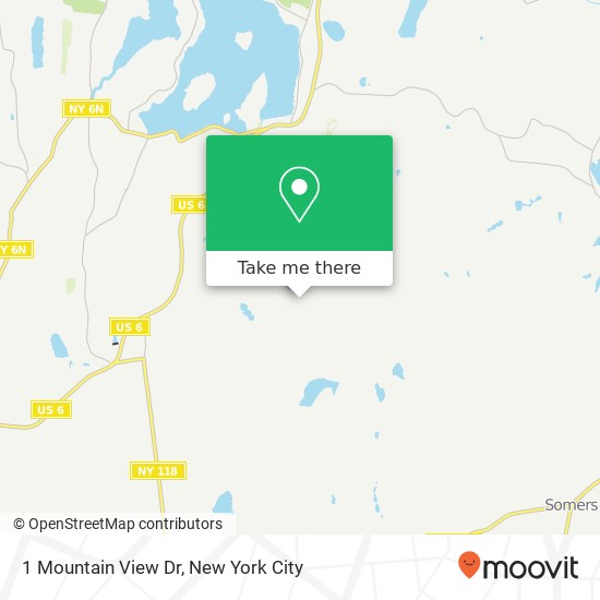 1 Mountain View Dr, Mahopac (LAKE MAHOPAC), NY 10541 map