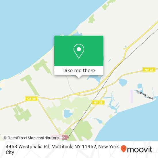 Mapa de 4453 Westphalia Rd, Mattituck, NY 11952