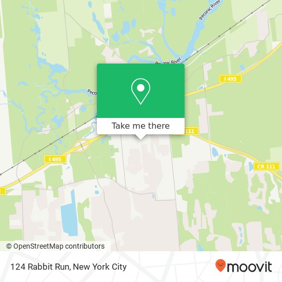 124 Rabbit Run, Manorville, NY 11949 map