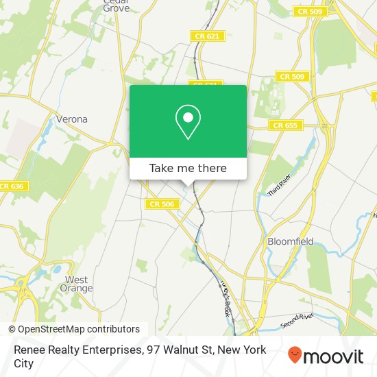 Mapa de Renee Realty Enterprises, 97 Walnut St