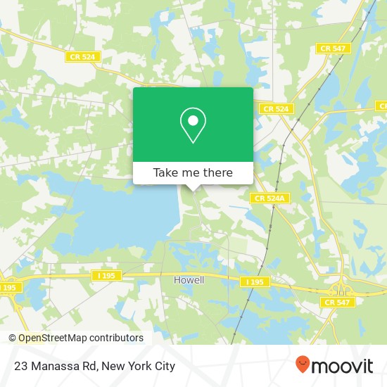 23 Manassa Rd, Howell, NJ 07731 map