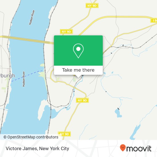 Victore James map