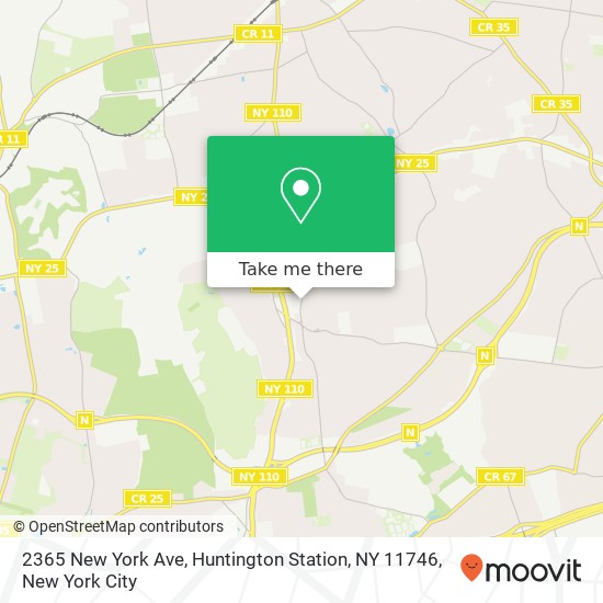 Mapa de 2365 New York Ave, Huntington Station, NY 11746