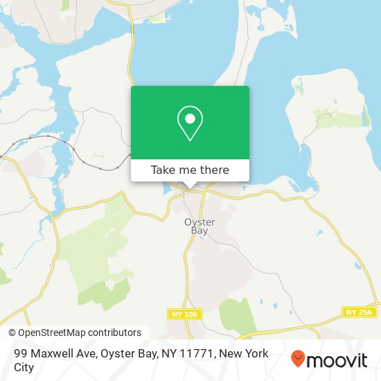 99 Maxwell Ave, Oyster Bay, NY 11771 map