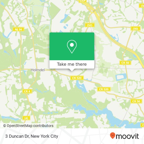 3 Duncan Dr, Holmdel, NJ 07733 map