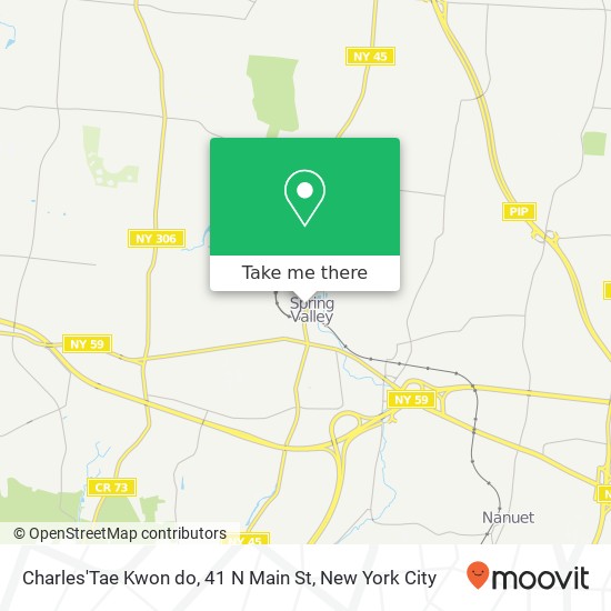 Mapa de Charles'Tae Kwon do, 41 N Main St