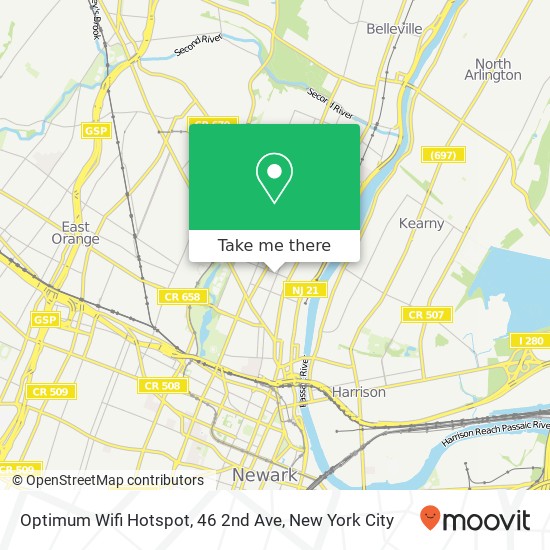 Optimum Wifi Hotspot, 46 2nd Ave map