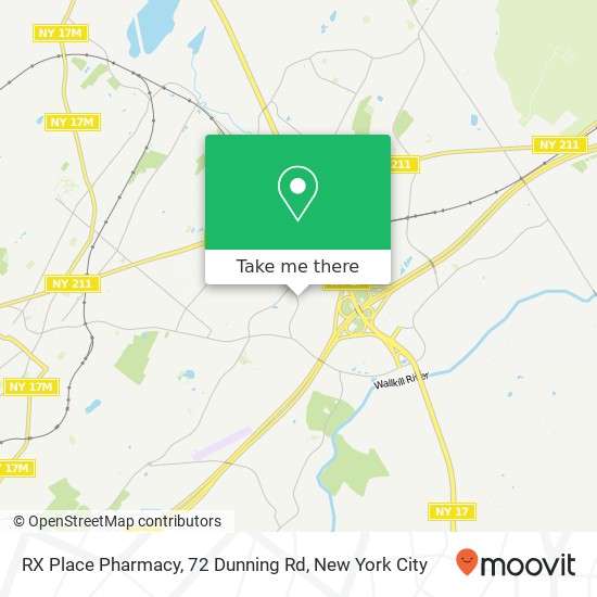 Mapa de RX Place Pharmacy, 72 Dunning Rd