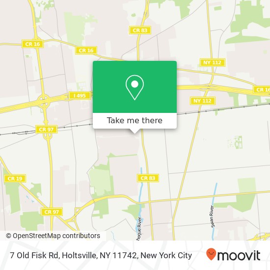 7 Old Fisk Rd, Holtsville, NY 11742 map