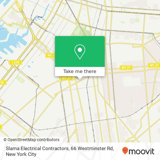 Slama Electrical Contractors, 66 Westminster Rd map