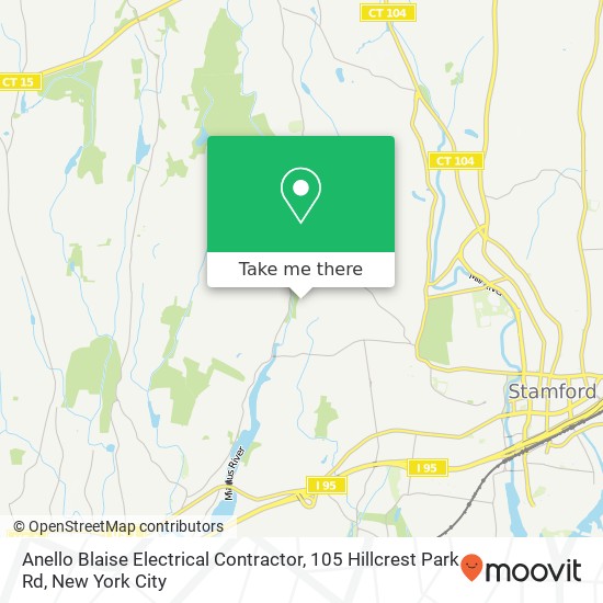 Mapa de Anello Blaise Electrical Contractor, 105 Hillcrest Park Rd