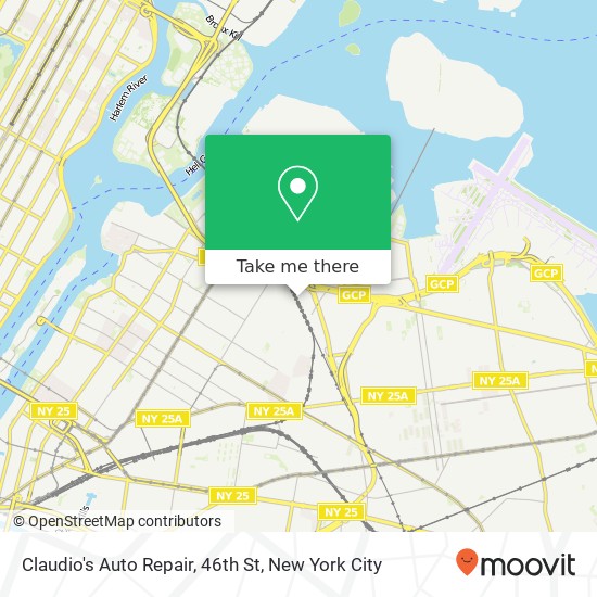 Mapa de Claudio's Auto Repair, 46th St