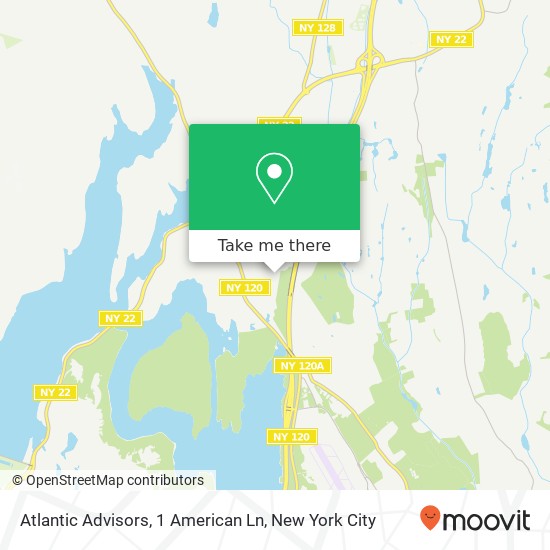 Mapa de Atlantic Advisors, 1 American Ln