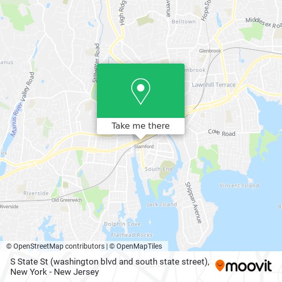 Mapa de S State St (washington blvd and south state street)
