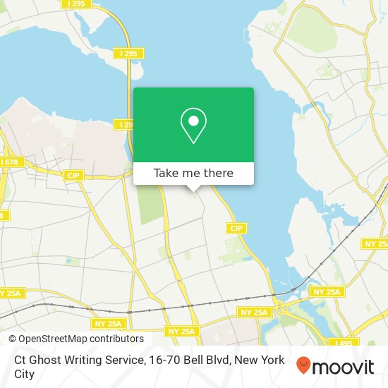 Mapa de Ct Ghost Writing Service, 16-70 Bell Blvd