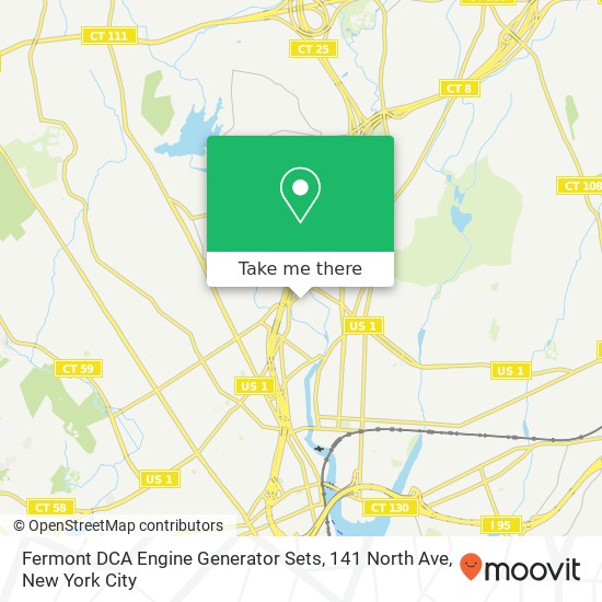 Mapa de Fermont DCA Engine Generator Sets, 141 North Ave
