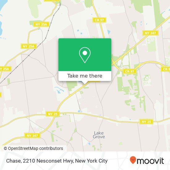 Chase, 2210 Nesconset Hwy map