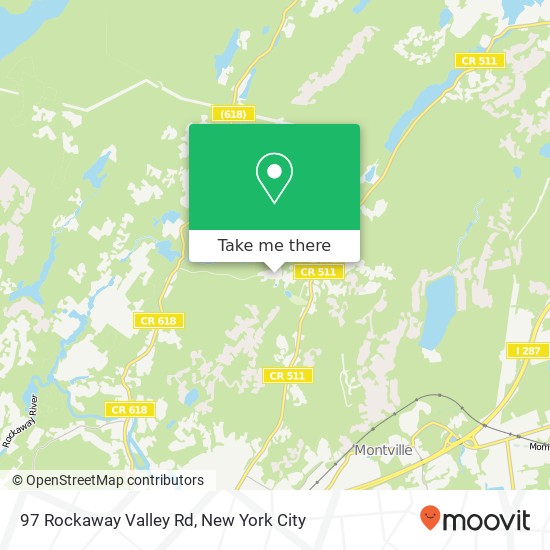 97 Rockaway Valley Rd, Boonton (LAKE INTERVALE), NJ 07005 map