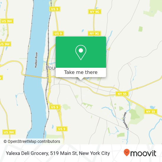 Mapa de Yalexa Deli Grocery, 519 Main St