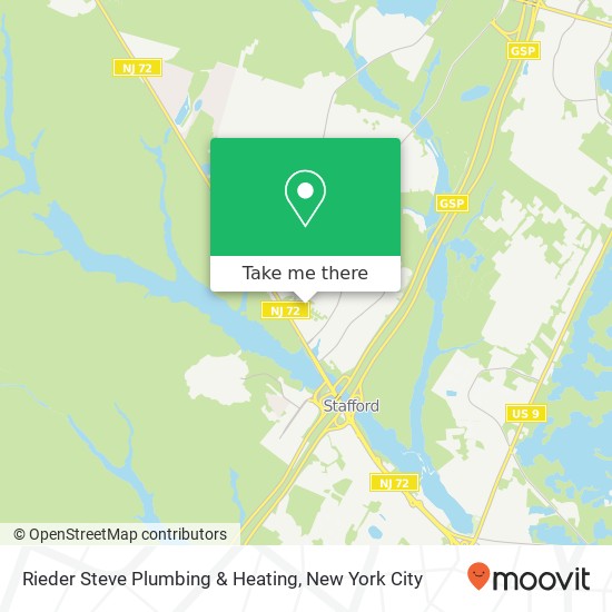 Mapa de Rieder Steve Plumbing & Heating