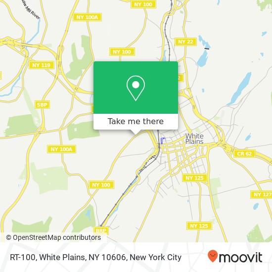 Mapa de RT-100, White Plains, NY 10606