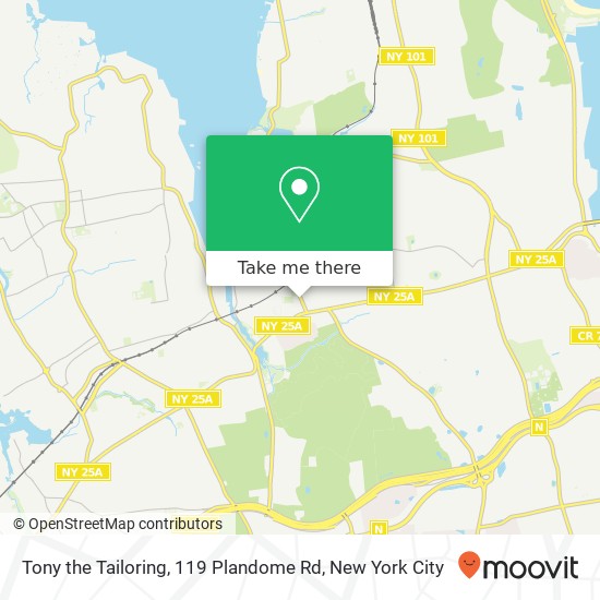 Tony the Tailoring, 119 Plandome Rd map