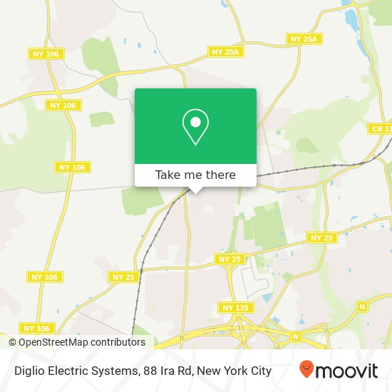 Diglio Electric Systems, 88 Ira Rd map