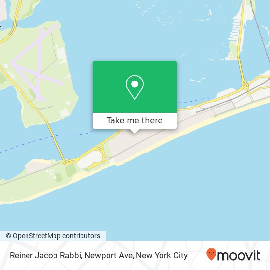 Reiner Jacob Rabbi, Newport Ave map