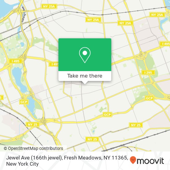 Jewel Ave (166th jewel), Fresh Meadows, NY 11365 map